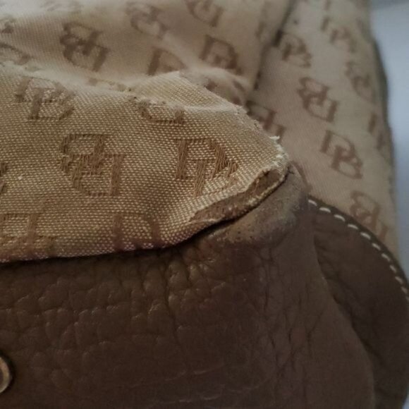 Vintage Dooney & Bourke Bag Shoulder Tote Handbag Signature Logo WOMEN'S WOMAN'S - Picture 8 of 16